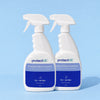 2 750ml bottles of protectME premium fabric protector 